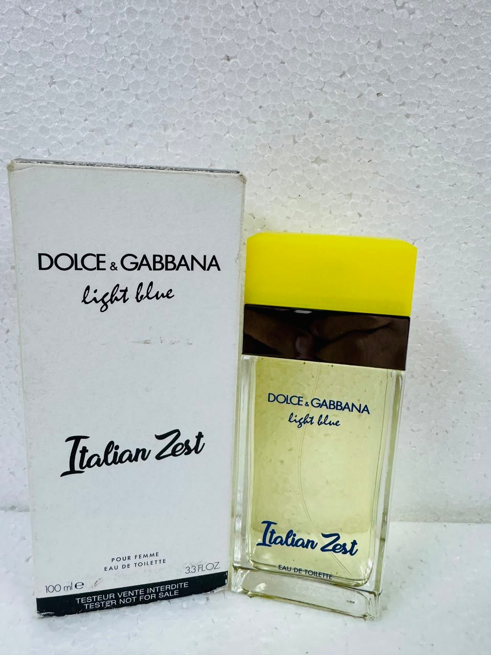 dolce & gabbana light blue italian zest eau de toilette 100ml tester dolce & gabbana light blue italian zest eau de toilette 100ml tester