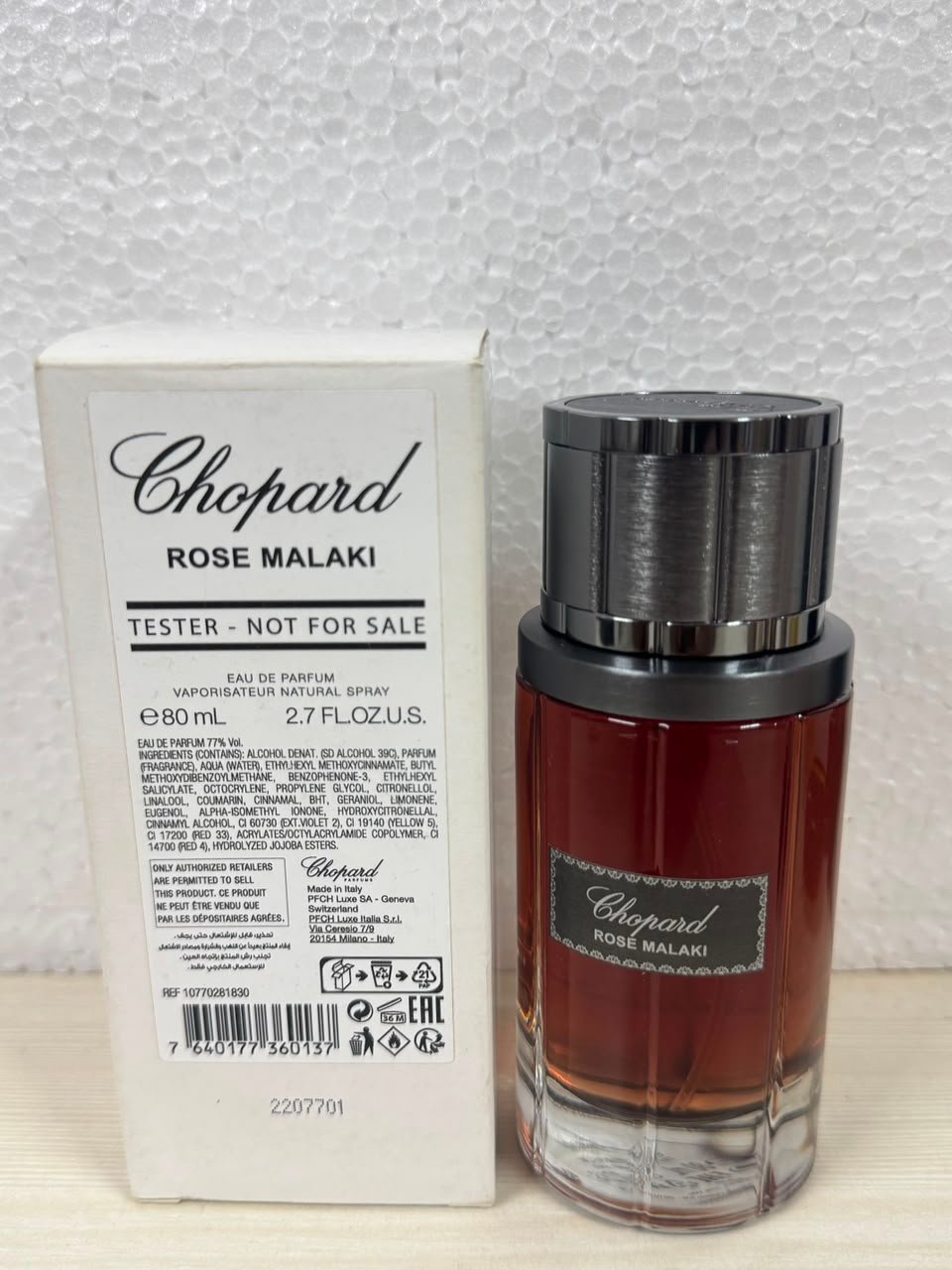 chopard rose malaki edp 80ml tester chopard rose malaki edp 80ml tester