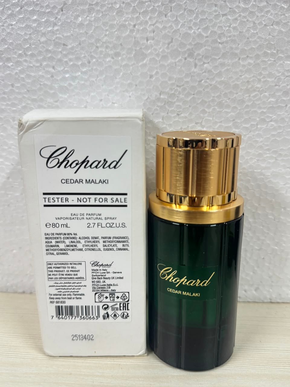 chopard cedar malaki eau de parfum for unisex 80ml tester chopard cedar malaki eau de parfum for unisex 80ml tester