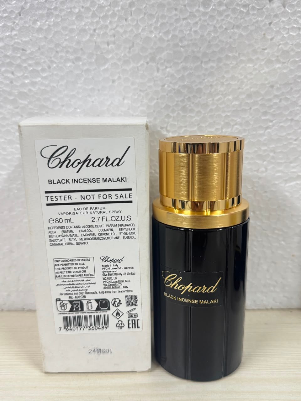 chopard black incense malaki eau de parfum for unisex 80ml tester chopard black incense malaki eau de parfum for unisex 80ml tester