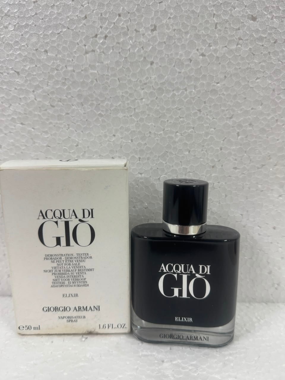 giorgio armani men acqua di gio homme elixir perfume 50ml tester giorgio armani men acqua di gio homme elixir perfume 50ml tester