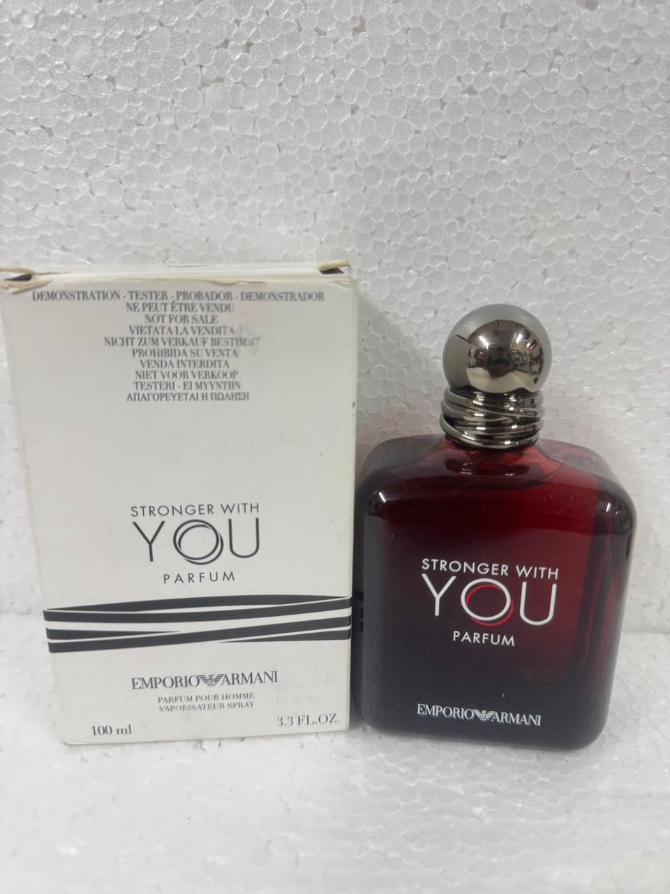emporio armani stronger with you parfum (100 ml) tester emporio armani stronger with you parfum (100 ml) tester