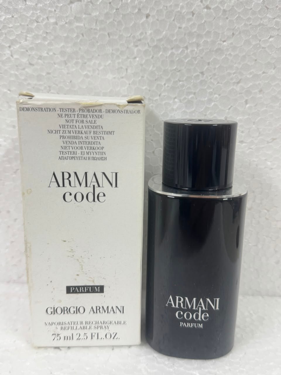 giorgio armani code parfum (75ml) tester giorgio armani code parfum (75ml) tester