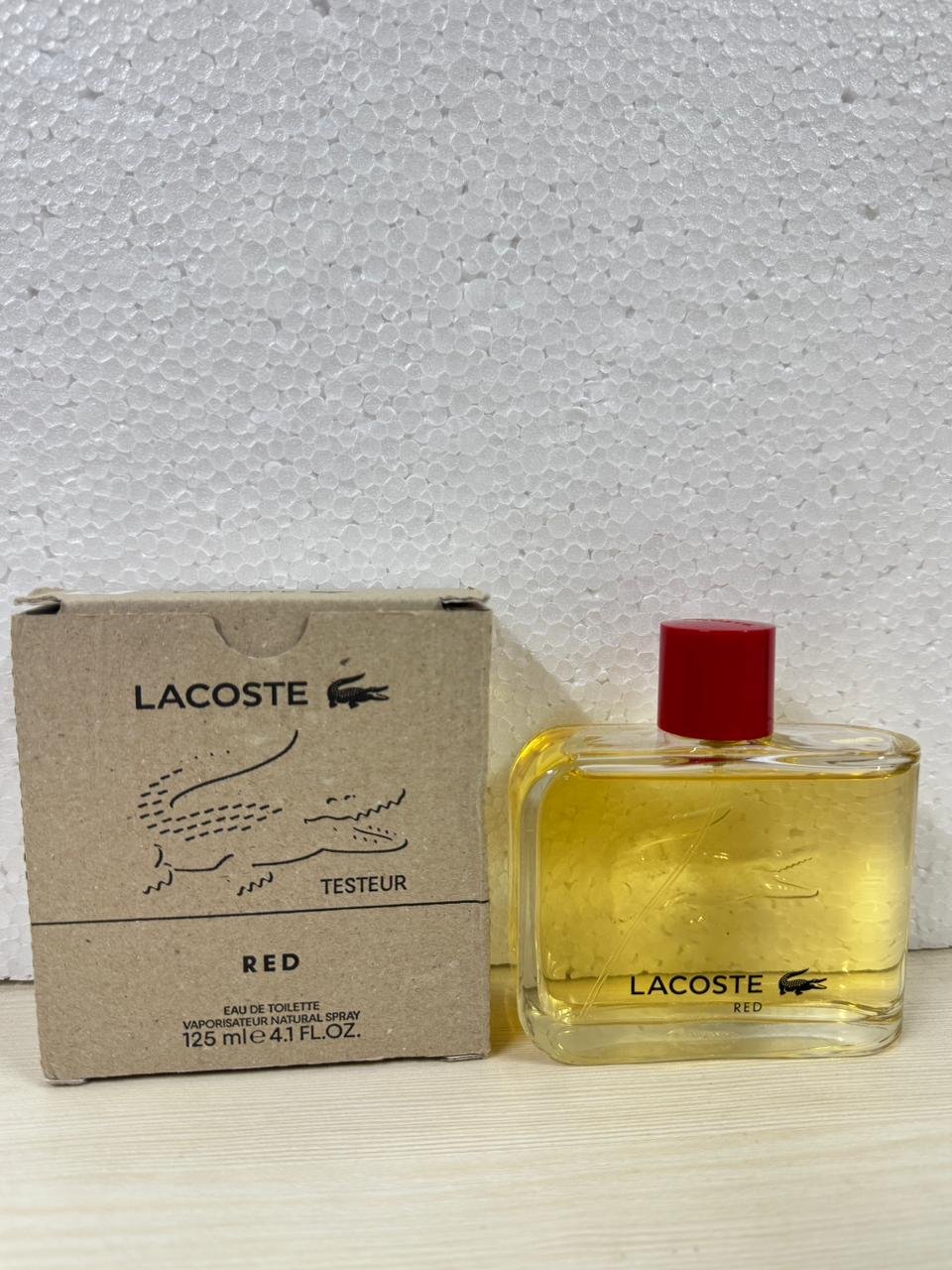 lacoste red eau de toilette for men 125 ml tester lacoste red eau de toilette for men 125 ml tester