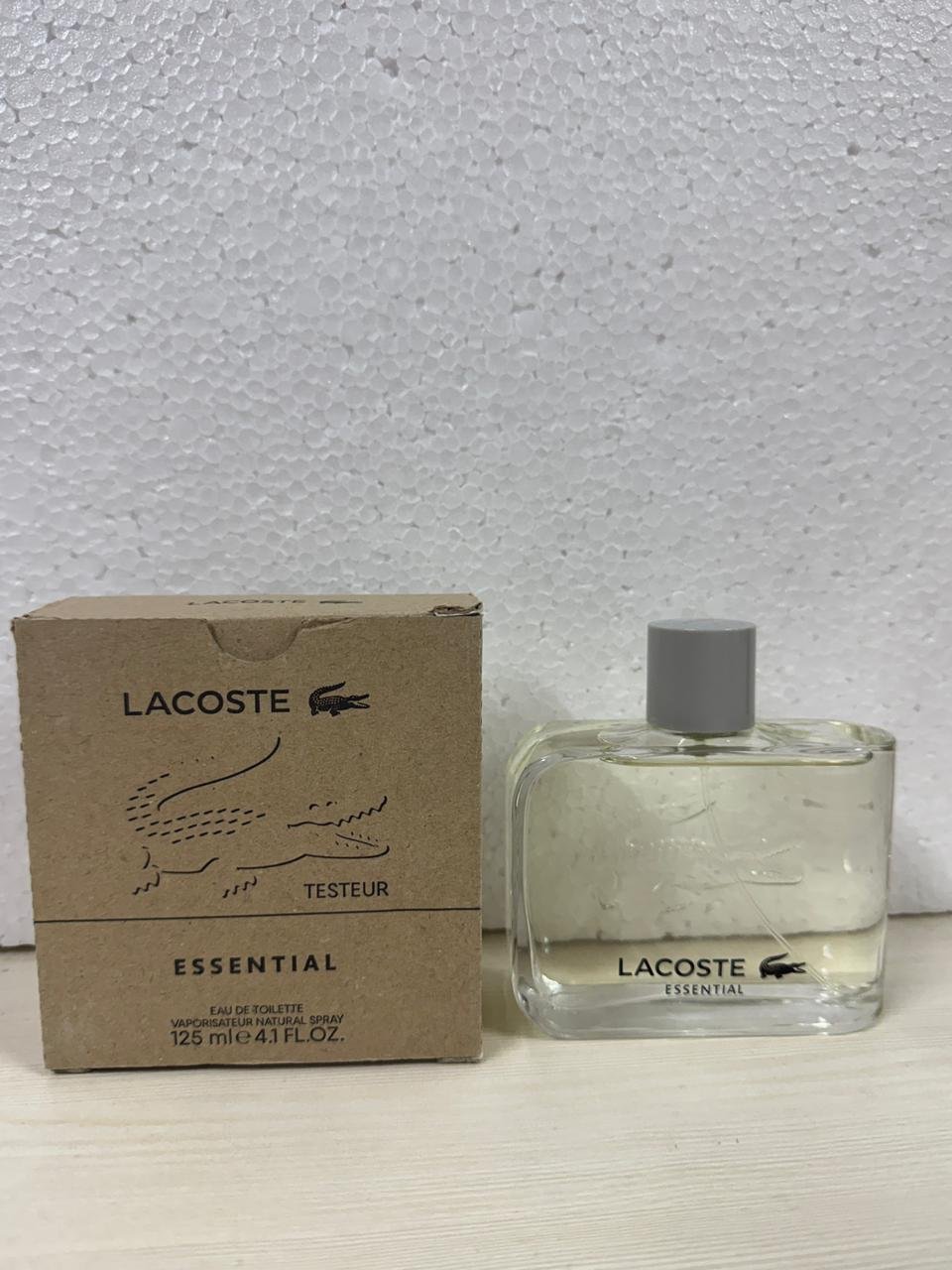 lacoste essential eau de toilette 125ml tester lacoste essential eau de toilette 125ml tester