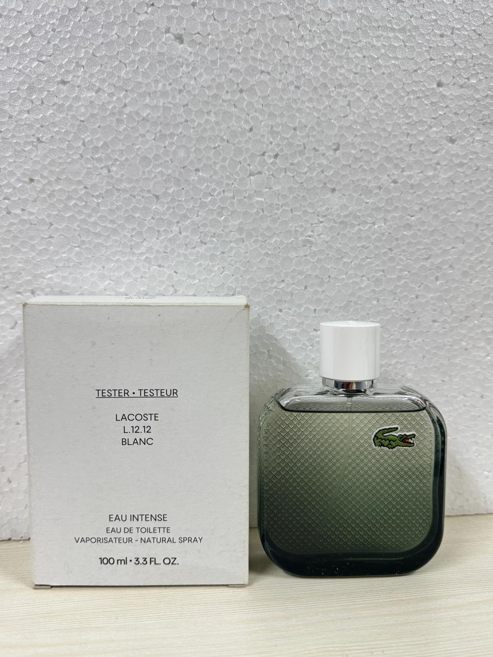 lacoste l.12.12 blanc eau intense edt 100 ml tester lacoste l.12.12 blanc eau intense edt 100 ml tester