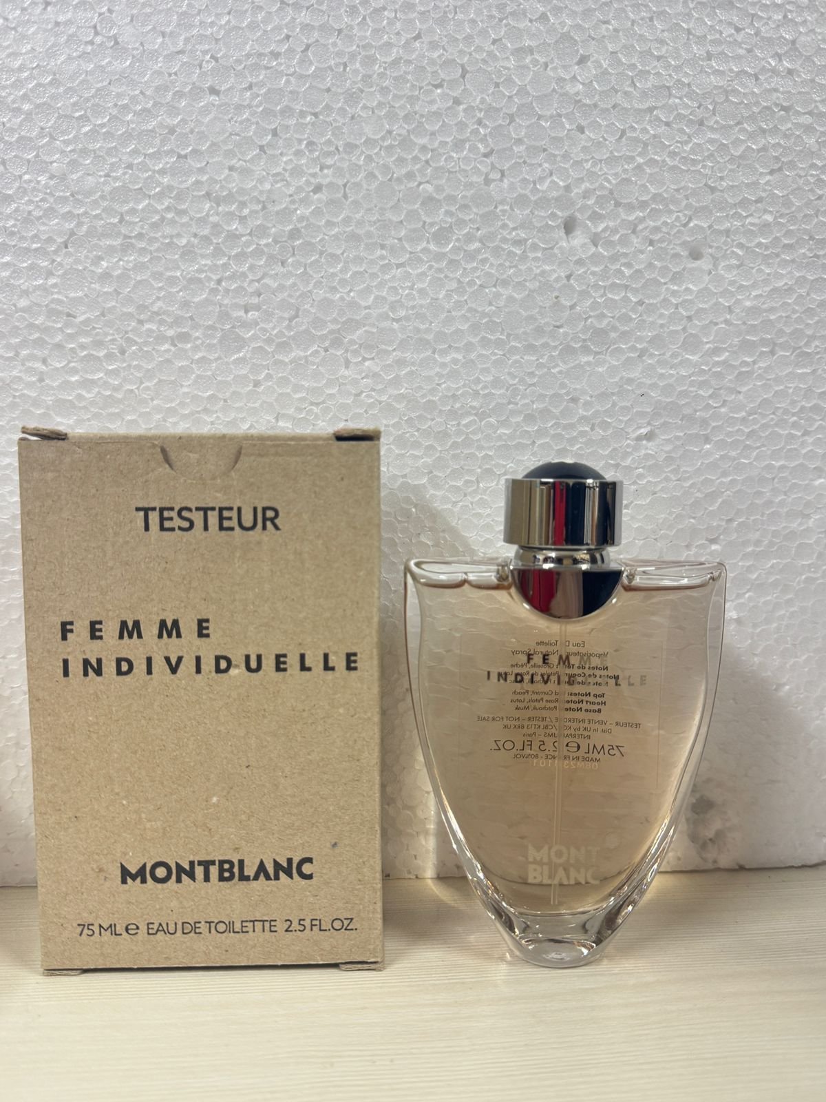 mont blanc individuelle femme eau de toilette for women 75ml tester mont blanc individuelle femme eau de toilette for women 75ml tester