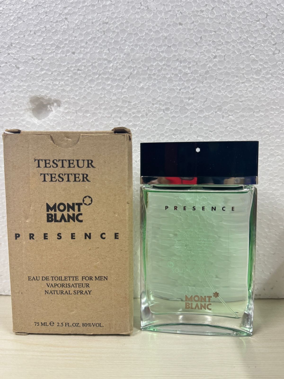 mont blanc presence eau de toilette 75ml tester mont blanc presence eau de toilette 75ml tester